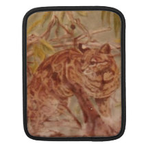 Ocelot in the mists sleeves for iPads