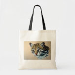 Ocelot study tote bag