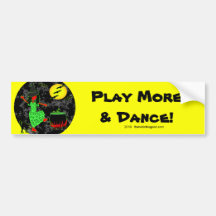 October Dance - Halloween Bumper Sticker