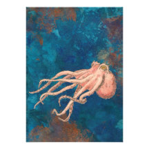 Octopus Invitation