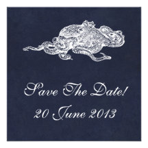 Octopus Save The Date Personalized Invite