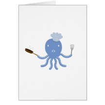 OCTOPUS SHEF GREETING CARDS