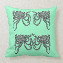 Octopus Throw Pillow