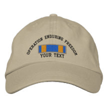 OEF Air Medal Embroidered Baseball Caps