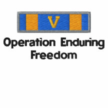 OEF Air Medal with V Embroidered Hoodie