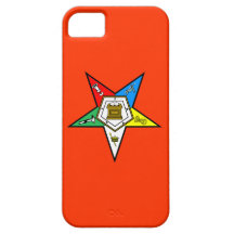 OES Order of the Eastern Star Iphone 5 Case Red