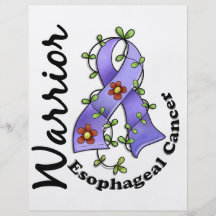 Oesophageal Cancer Warrior 15 Personalized Flyer