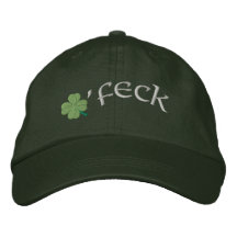 O'Feck Irish St Patrick's Embroidered Hats