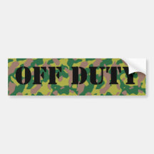 Off duty bumper sticker