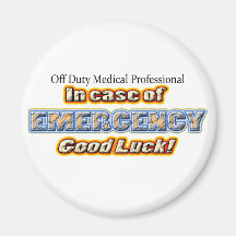 Off Duty EMERGENCY Fridge Magnets