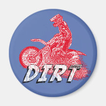 Off road moto race refrigerator magnet