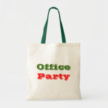 Office Party Canvas Tote Bag