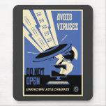 Office Propaganda: Downloads (blue) Mousemat