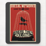 Office Propaganda: Social Network Mouse Pads