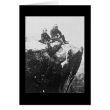 Officers Perched on Lookout Mountain, TN 1864 Greeting Cards