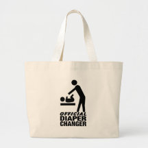Official Diaper Changer Canvas Bags