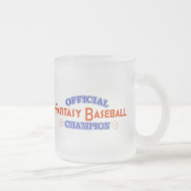 Official Fantasy Baseball Champion Mugs