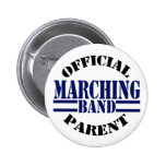 Official Marching Band Parent Pinback Button