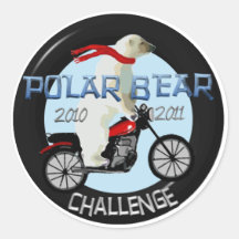 Official Polar Bear Challenge Stickers
