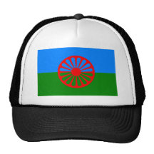 Official Romany gypsy flag Mesh Hats