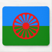Official Romany gypsy flag Mousemats