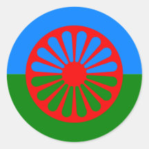 Official Romany gypsy flag Sticker