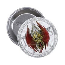 official Seal GRIM REAPER Inc Pinback Buttons
