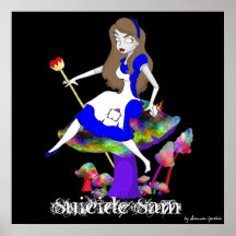 Official Suicide Sam Merch Art by Shannon Justice Posters
