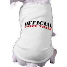 Official White Trash Pet Clothing