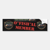 O'fish'al Member Bumper Sticker