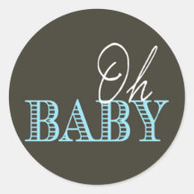Oh Baby | Baby Shower Stickers