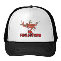OH FIDDLESTICKS silly fiddler crab Mesh Hats