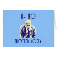 Oh No Another Bogey Golf Customisable Card