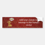 Oh Snap! Funny Gingerbread Man Bumper Stickers