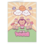 Oh So Kawaii Greeting Card