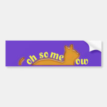 Oh So Meow_Bumper Sticker
