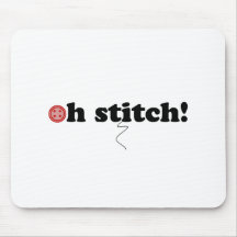 oh stitch! mouse pad