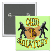 Ohio Is Squatchy Pin