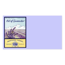 Oil of Lavender France Business Card Template