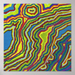 Oil on Water by Patricia Corron Poster