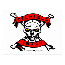 Oilfield Trash Skull, Postcards