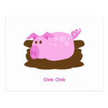 Oink Oink Post Card