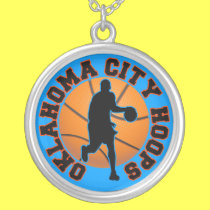 Oklahoma City Hoops necklaces