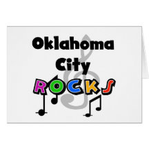 Oklahoma City Rocks Greeting Card