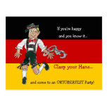 Oktoberfest Party Invitation Postcards