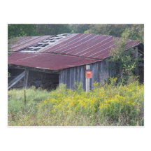 old barn(Oklahoma) Postcard
