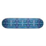 old blue skate board decks