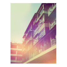 Old Buildings in Hong Kong Postcard