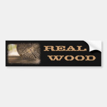 Old Cabin Wood Textures Bumper Stickers
