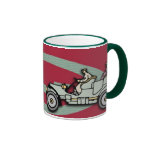 Old Car Mug Red/Green